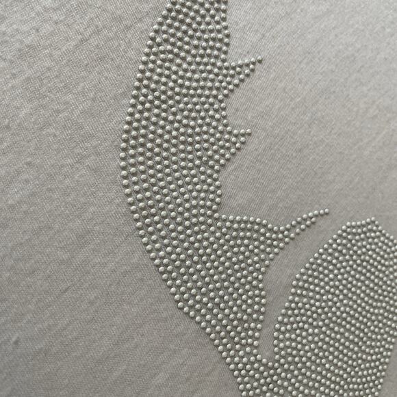 Zadig & Voltaire Brooklyn Strass White Skull Cotton Tshirt Sleeveless Top XS 0 2 - Picture 7 of 15